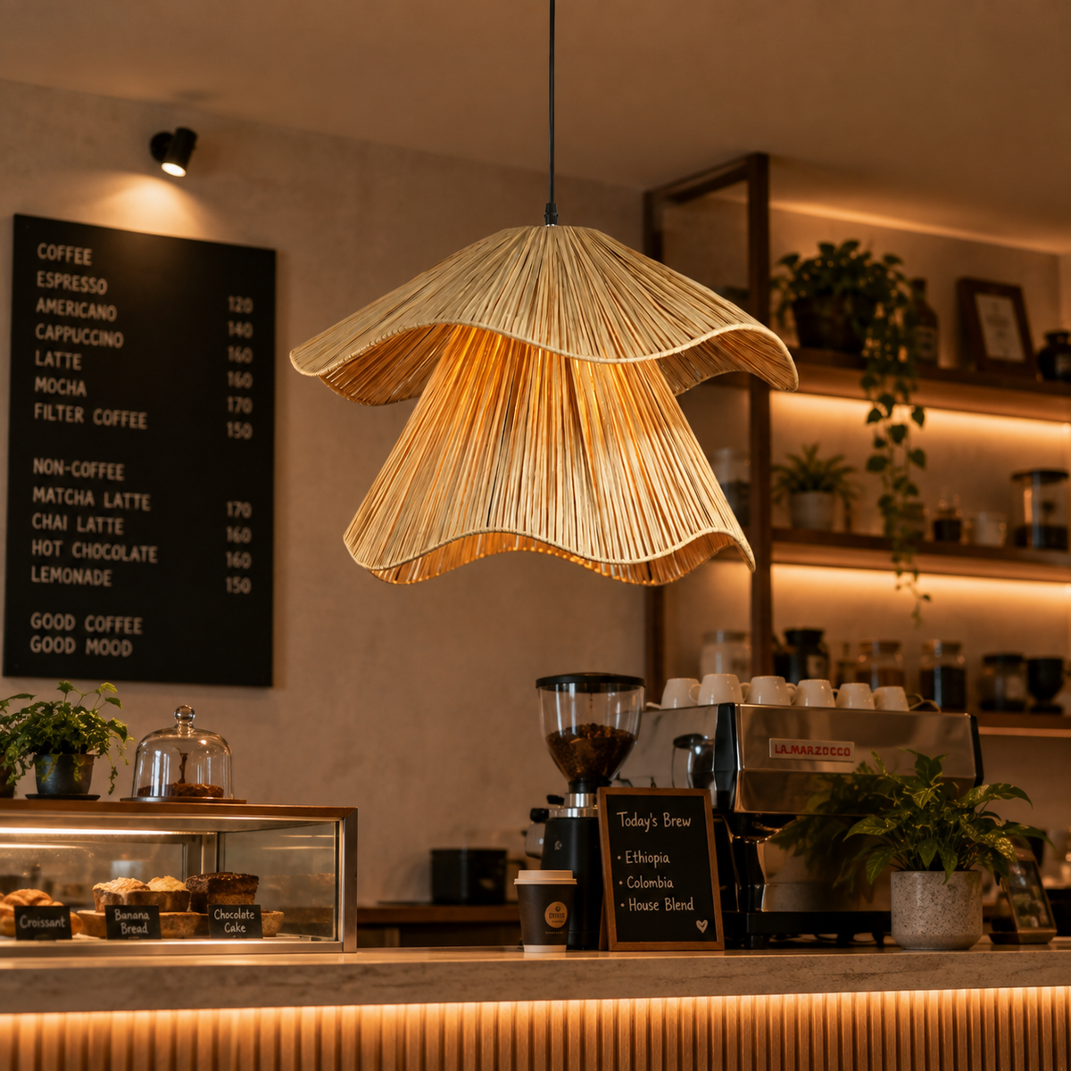 LIMELIGHT Lumora – Woven Pendant Light