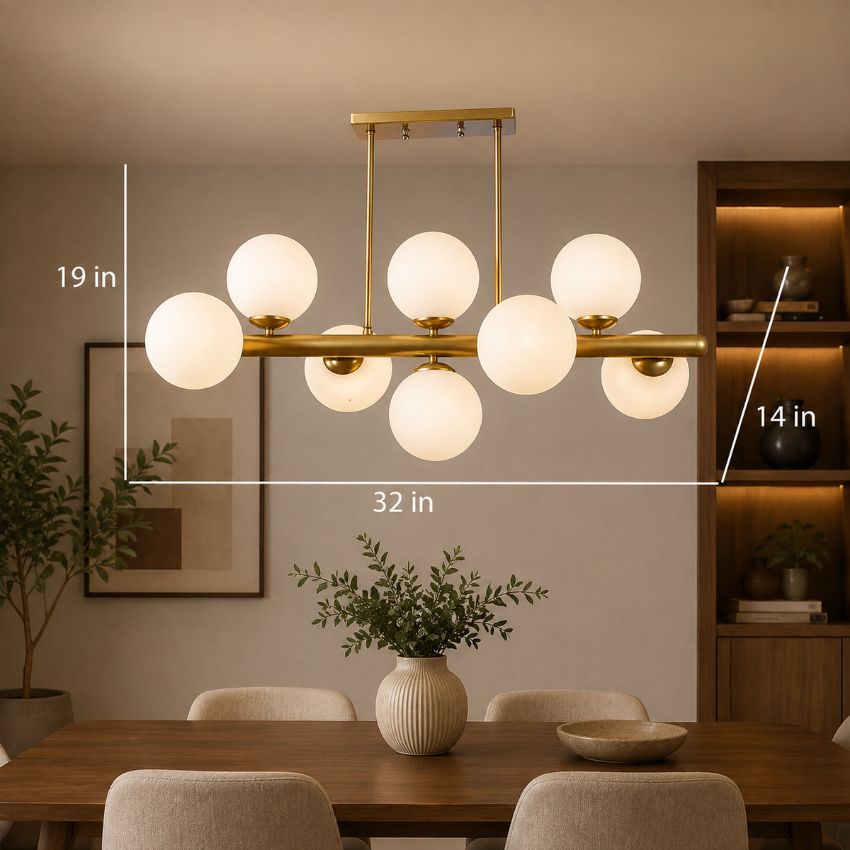 LIMELIGHT Aurevia Linear Chandelier